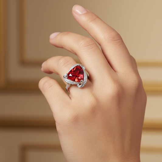 Diamond Titanium Ring