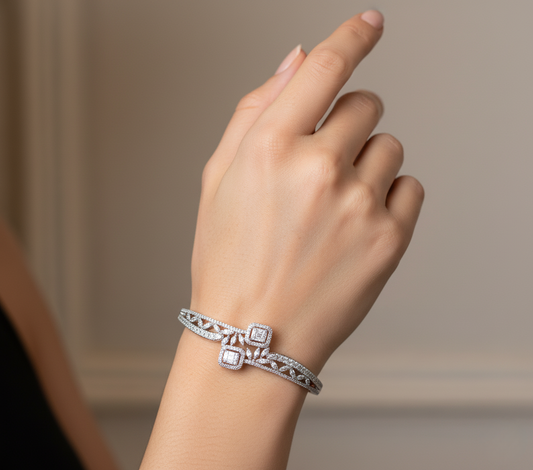 Diamond Titanium Bracelet