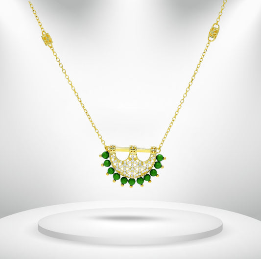 Diamond Titanium Long Necklace