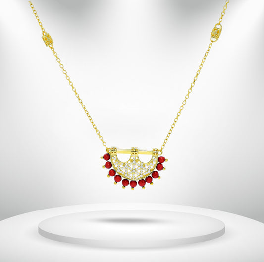 Diamond Titanium Long Necklace