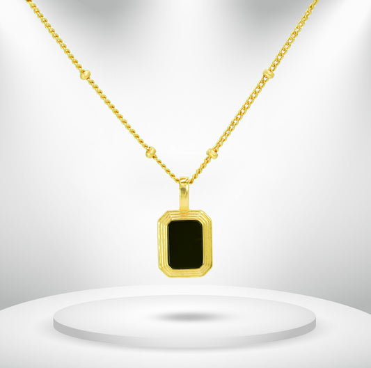 Diamond Titanium Long Necklace