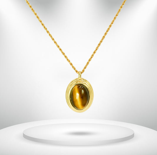 Diamond Titanium Long Necklace