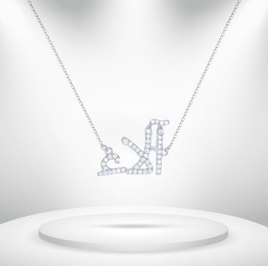 Diamond Titanium Long Necklace