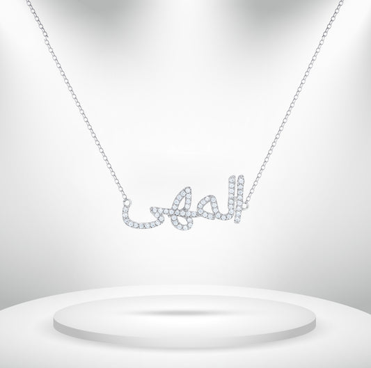 Diamond Titanium Long Necklace