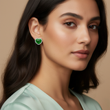 Diamond Titanium Earring