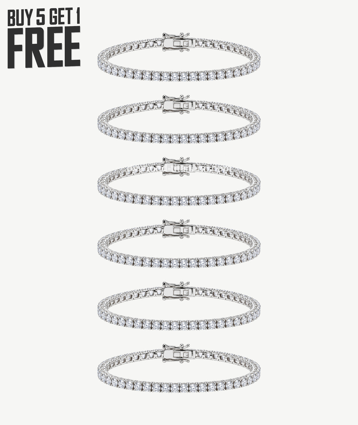 MOISSANITE SILVER BRACELETS | سوار فضة بالمويسانيت