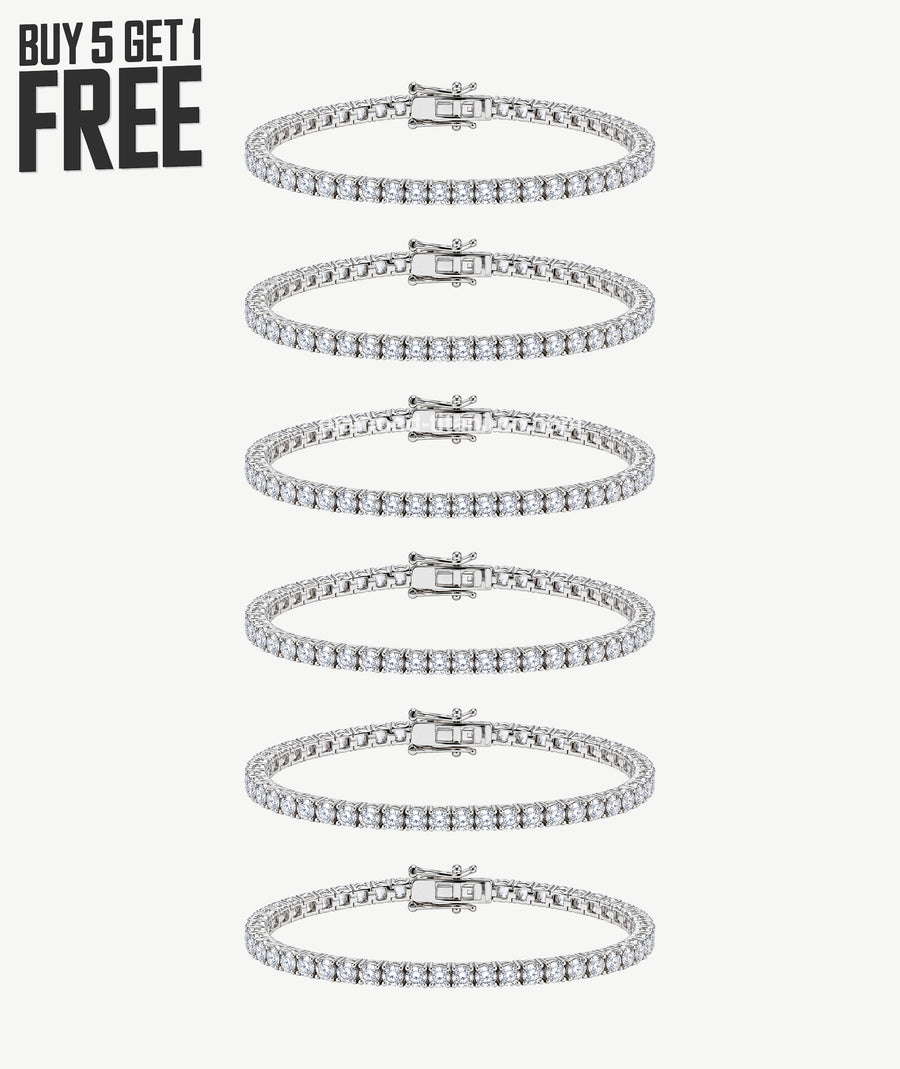 MOISSANITE SILVER BRACELETS | سوار فضة بالمويسانيت