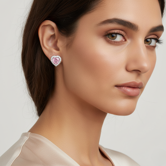 Diamond Titanium Earring