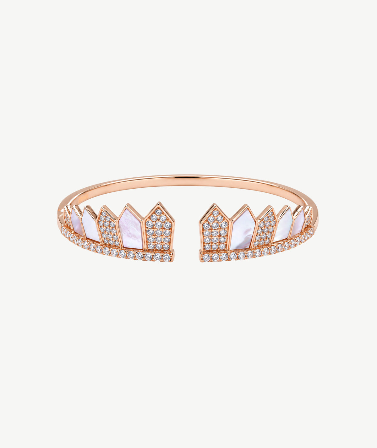 ROSE GOLD PLATED SILVER BRACELET | سوار فضة مطلي روز جولد