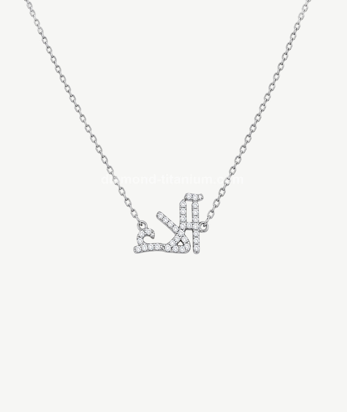 ARABIC NAME SILVER NECKLACE | قلادة فضة باسم عربي
