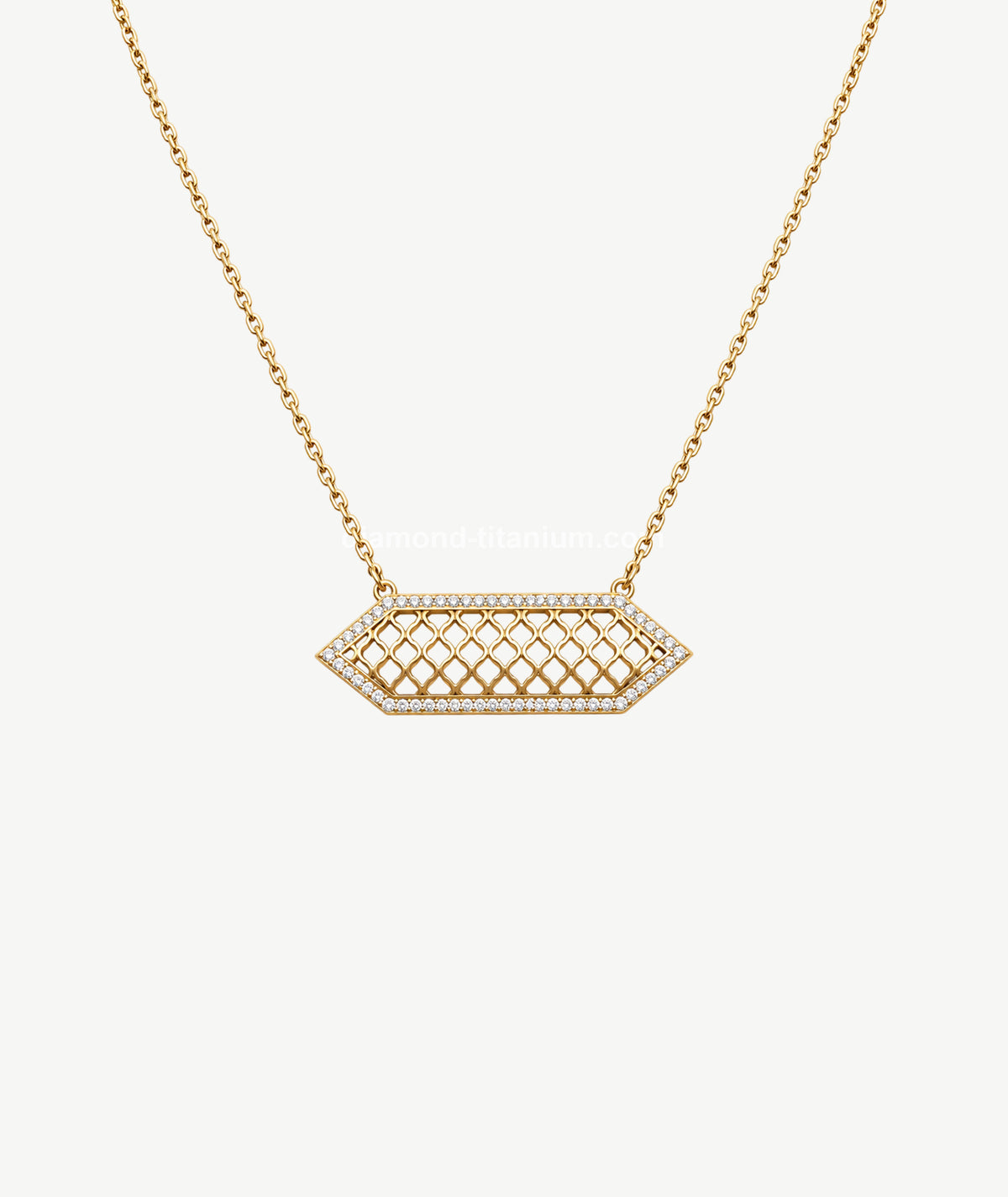 GEOMETRIC SILVER NECKLACE | عقد فضة بتصميم هندسي