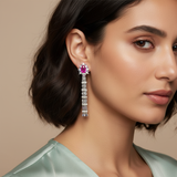 Diamond Titanium Earring