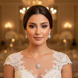 Diamond Titanium Wedding Set