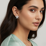 Diamond Titanium Earring