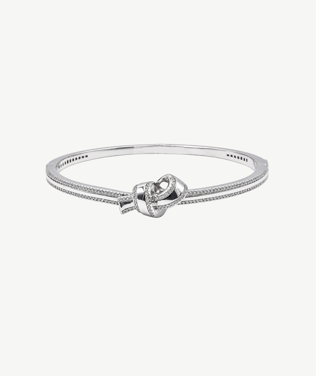 KNOT DESIGN SILVER BANGLE | سوار فضة بتصميم العقدة