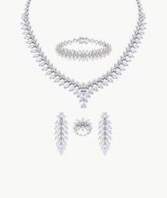 LUXURY SILVER WEDDING SET | طقم زفاف فضة فاخر