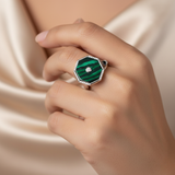 Diamond Titanium Ring