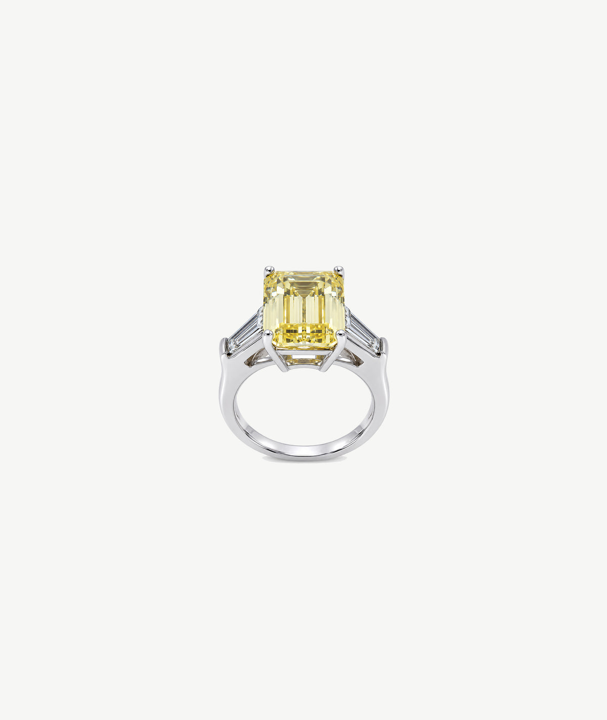 YELLOW STONE SILVER RING | خاتم فضة بحجر أصفر