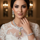 Diamond Titanium Wedding Set