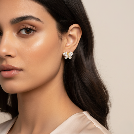 Diamond Titanium Earring