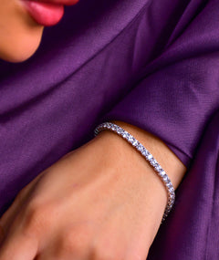 سوار تنس 3.5 مم | TENNIS BRACELET 3.5 MM