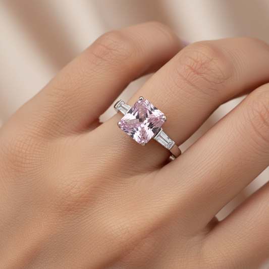 Diamond Titanium Ring