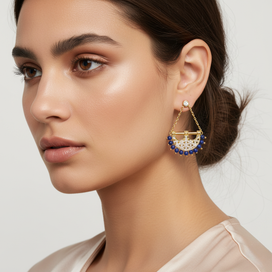 Diamond Titanium Earring