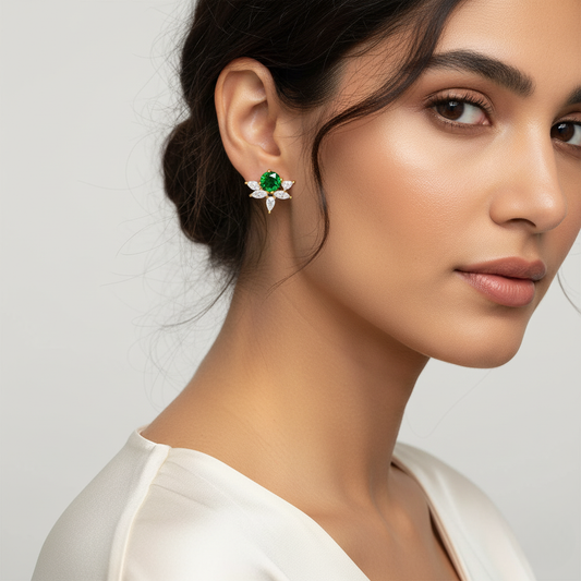 Diamond Titanium Earring