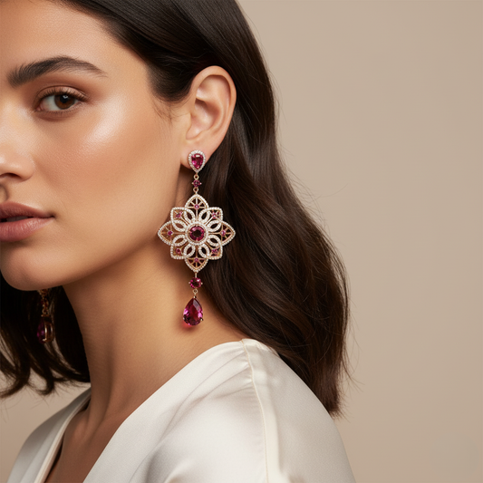 Diamond Titanium Earring