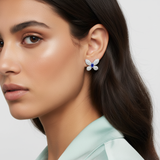 Diamond Titanium Earring