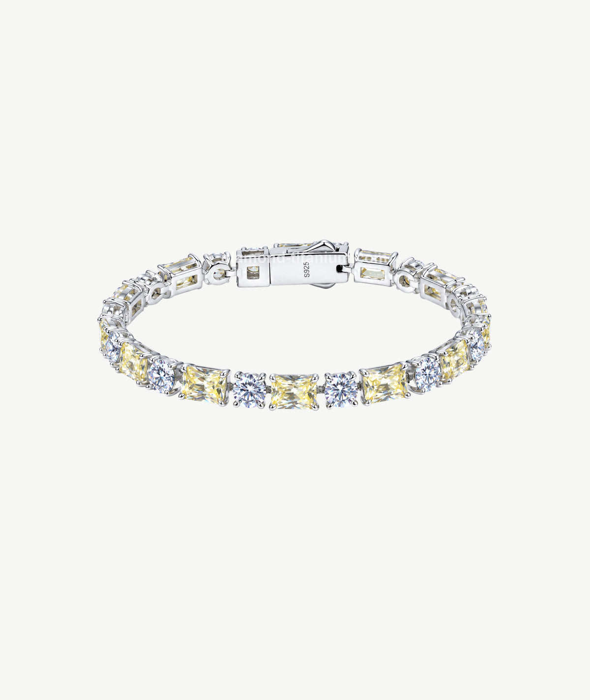 YELLOW STONE SILVER BRACELET | سوار فضة بحجر أصفر