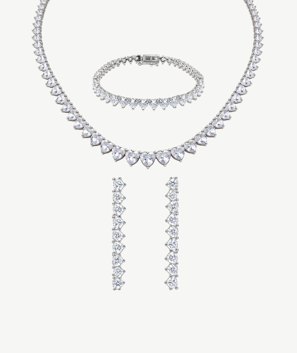 STATEMENT SILVER TENNIS SET | طقم تنس فضة فاخر