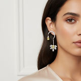 Diamond Titanium Earring