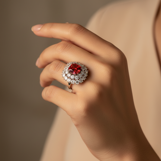 Diamond Titanium Ring