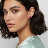 Diamond Titanium Earring