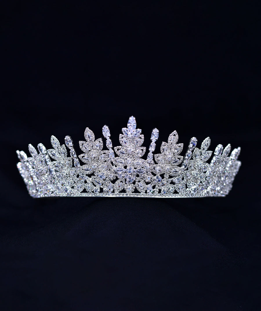 HANDMADE LUXURY BRIDAL WEDDING CROWN | تاج زفاف عرائسي فاخر مصنوع يدويًا