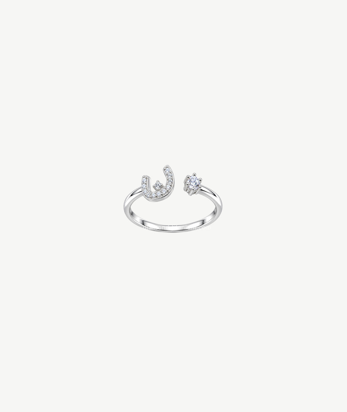 LETTER SILVER RING | خاتم فضة بتصميم حرف