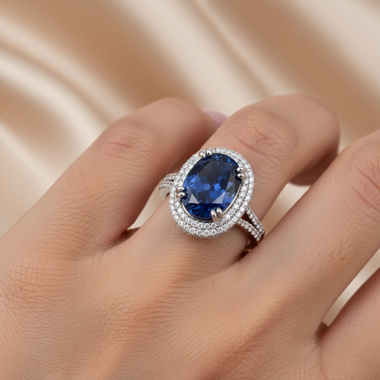 Diamond Titanium Ring