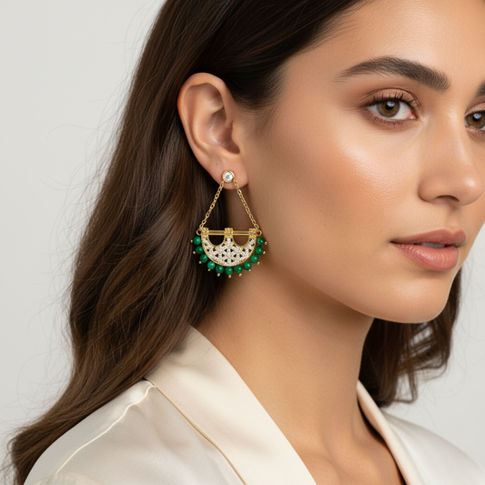 Diamond Titanium Earring