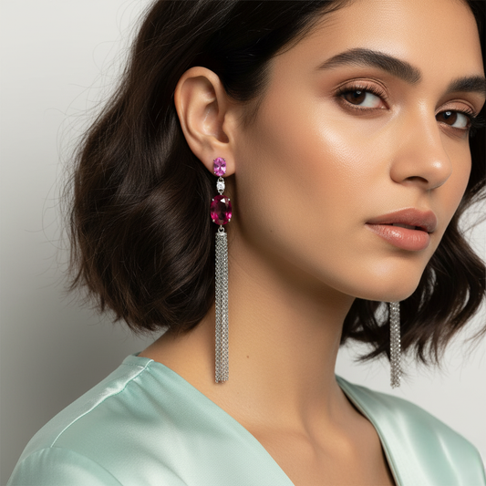 Diamond Titanium Earring