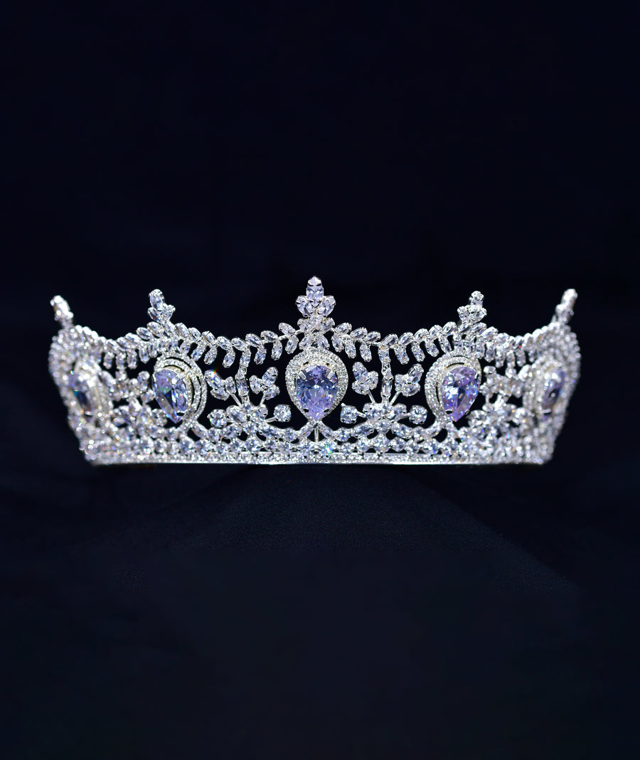 HANDMADE LUXURY BRIDAL WEDDING CROWN | تاج زفاف عرائسي فاخر مصنوع يدويًا