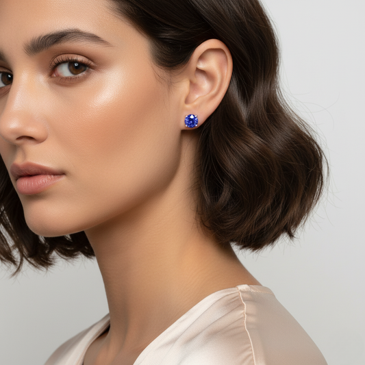 Diamond Titanium Earring