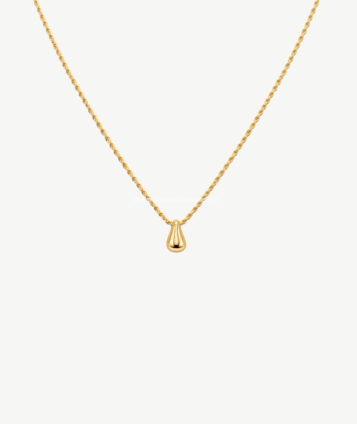 GOLD PLATED SILVER PENDANT NECKLACE | قلادة فضة مطلية بالذهب