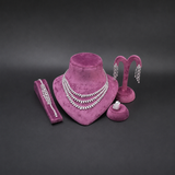 Luxury Triple-Layer Chandelier Jewelry Set (4-Piece) | طقم مجوهرات ثريا ثلاثي الطبقات الفاخر (4 قطع)