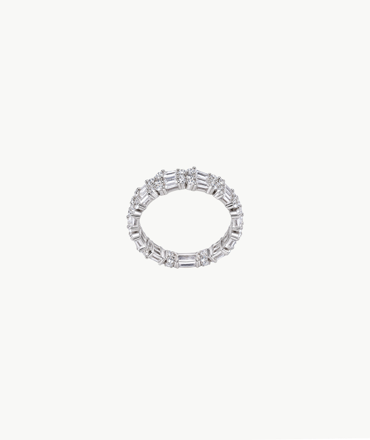 SILVER ETERNITY RING | خاتم فضة بتصميم أبدي