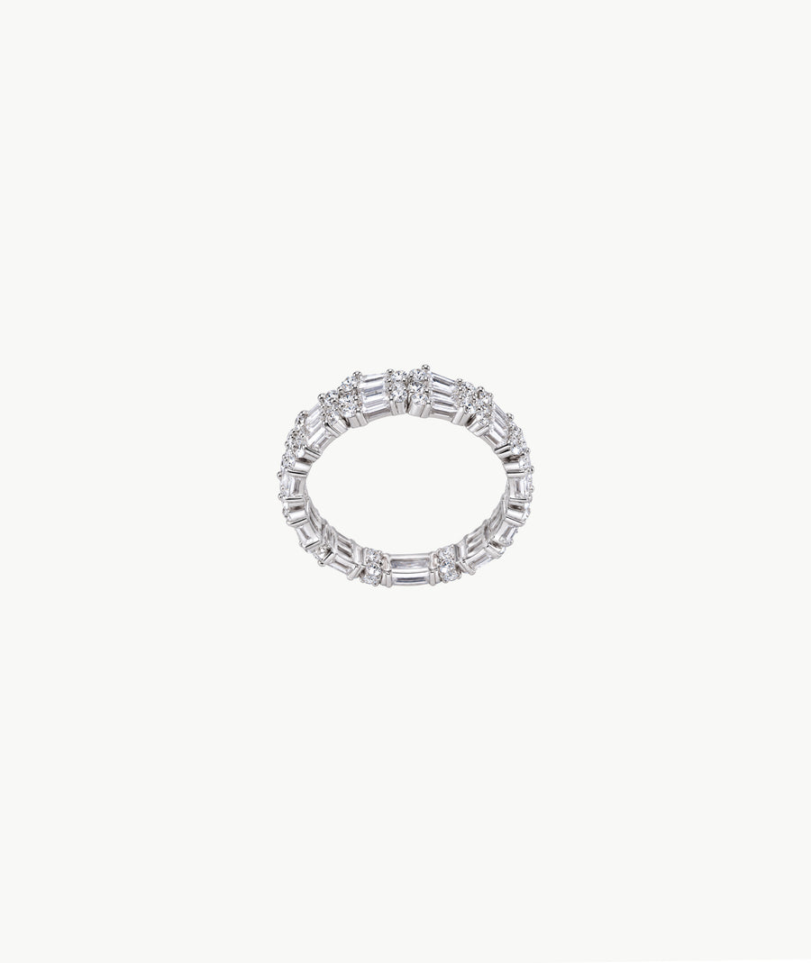 SILVER ETERNITY RING | خاتم فضة بتصميم أبدي