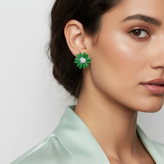 Diamond Titanium Earring