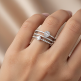 Diamond Titanium Ring