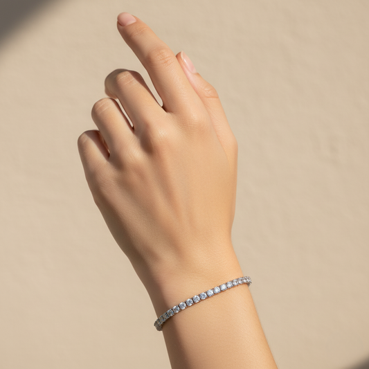 Diamond Titanium Bracelet