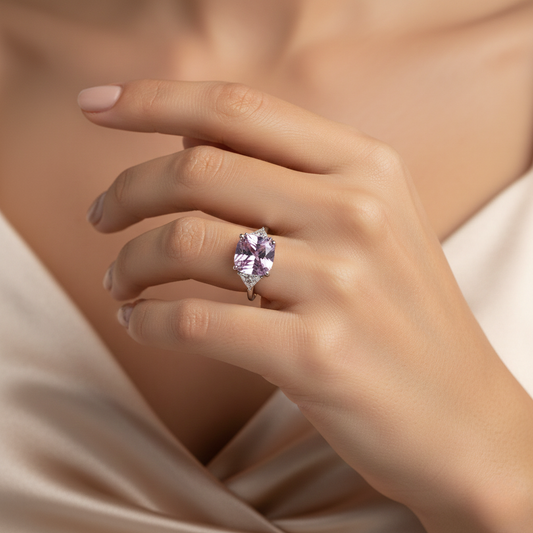 Diamond Titanium Ring